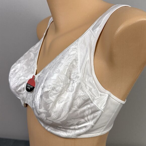 Vintage New 36D Playtex 18 Hour Ultimate Lift Support Full Figure Bra 4059 White - Picture 4 of 6